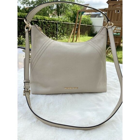 Michael Michael Kors  ARIA PEBBLE LEATHER SHOULDER - Picture 1 of 6